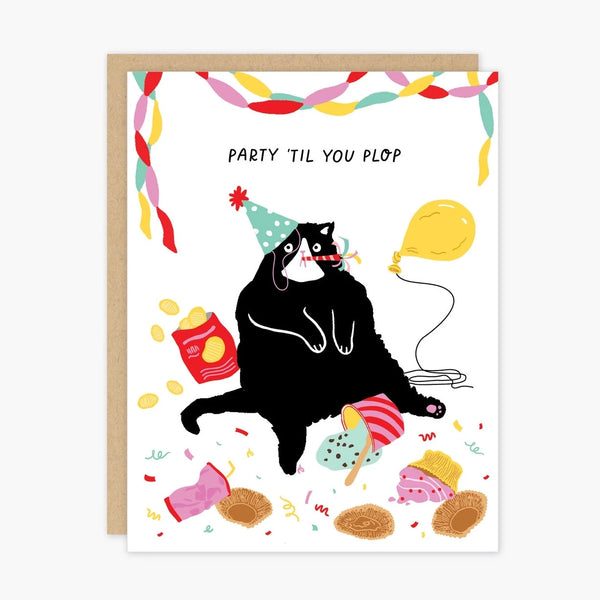 Birthday Cat Party 'Til You Plop