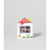 Birthday House Party Shaped Card