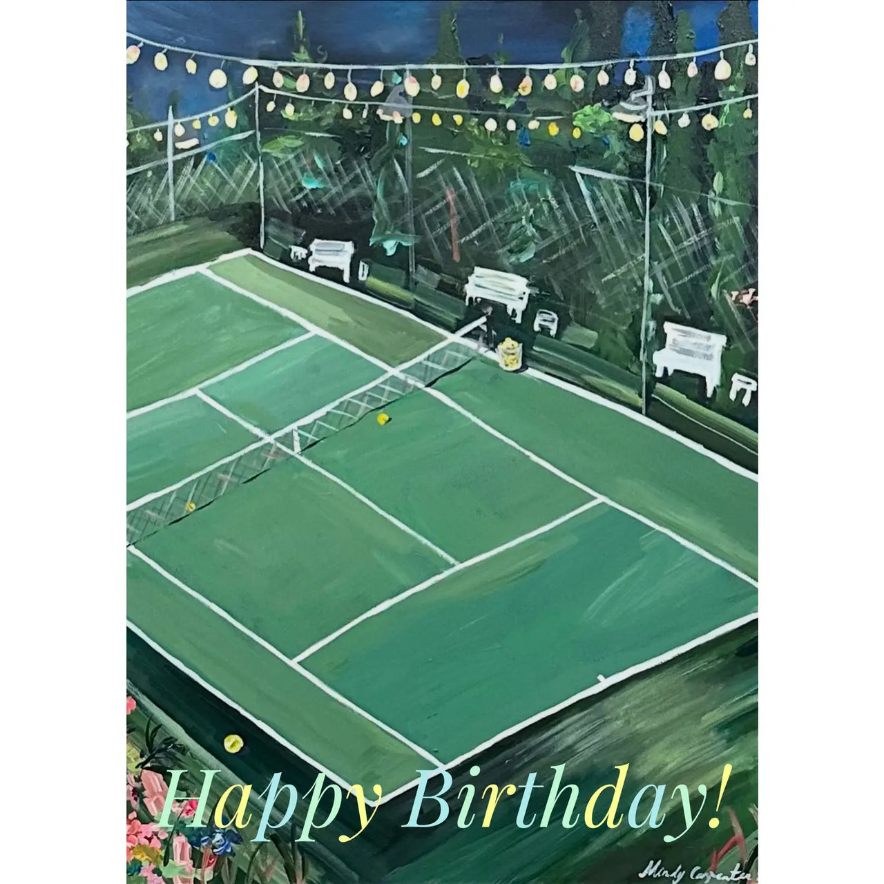 Birthday Night Tennis