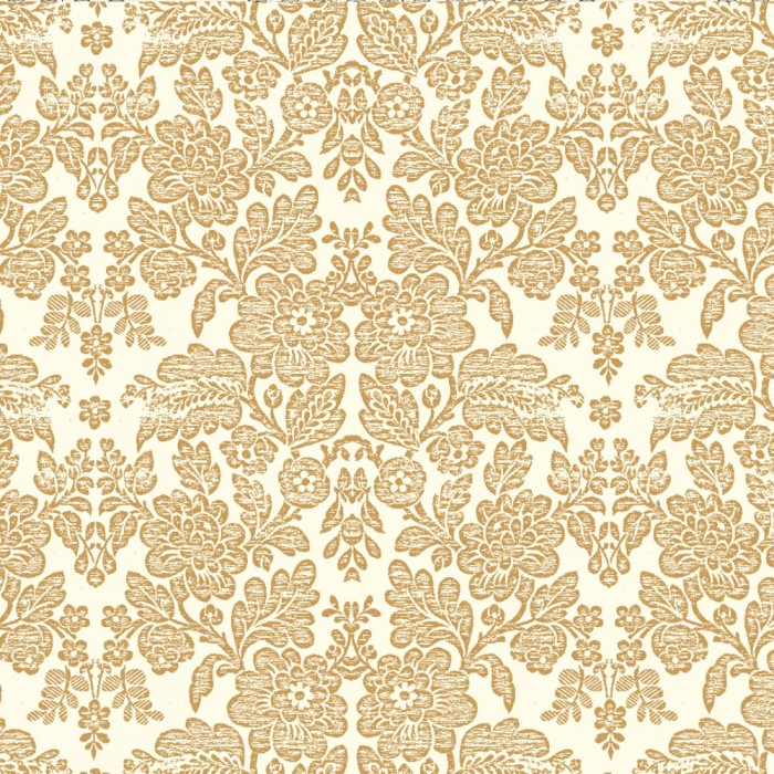 Brocade Flowers Wrapping Paper Sheet