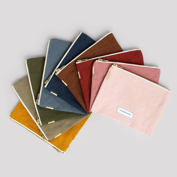 Small Organic Cotton Canvas Pouch