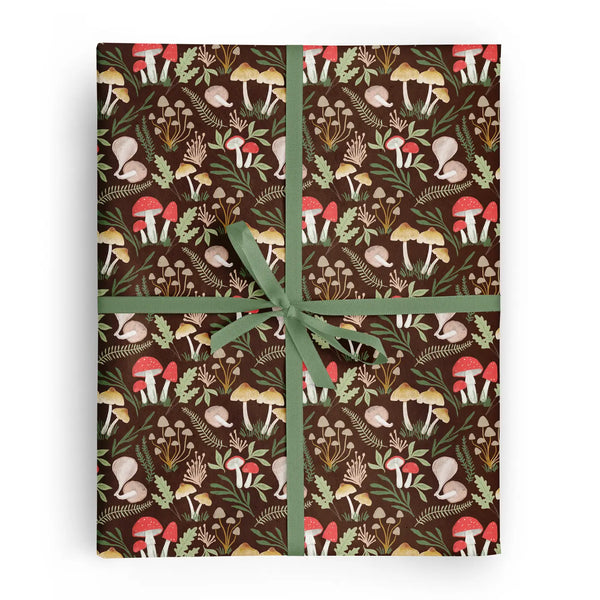 Mushrooms Gift Wrap Sheet