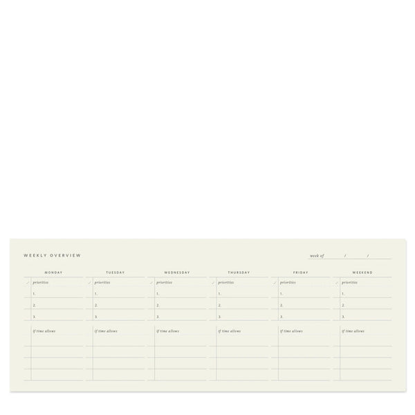 Weekly Keyboard Planner Deskpad