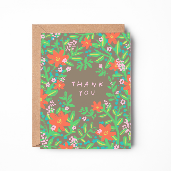 Lush Floral Thank You