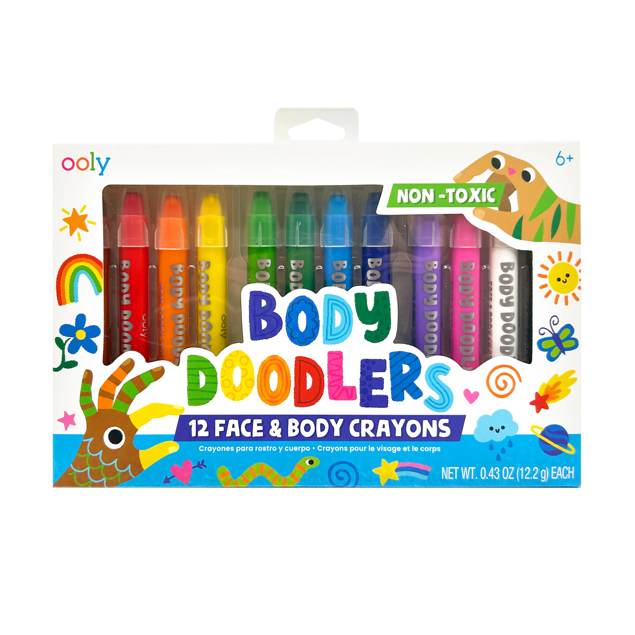 Body Doodlers Face and Body Crayons