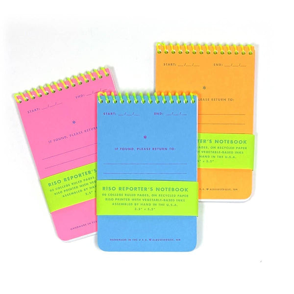 Risograph Reporter's Notebook