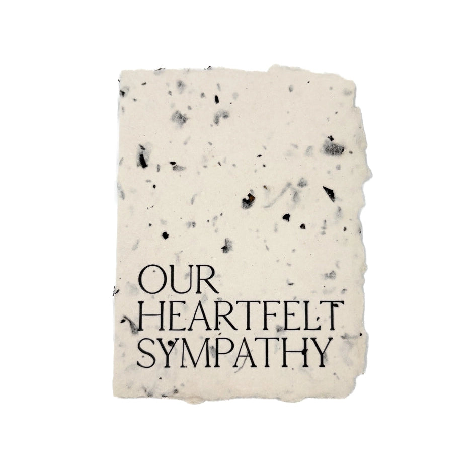 Our Heartfelt Sympathy