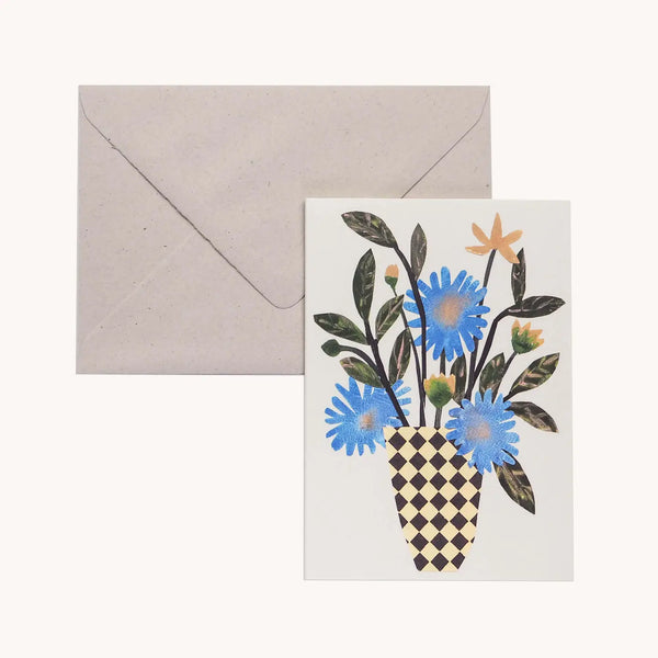 Chequer Vase Card