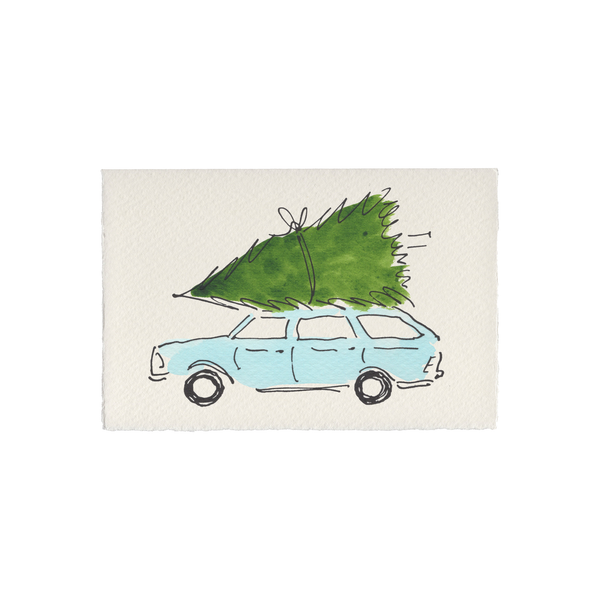 Christmas Tree & Car