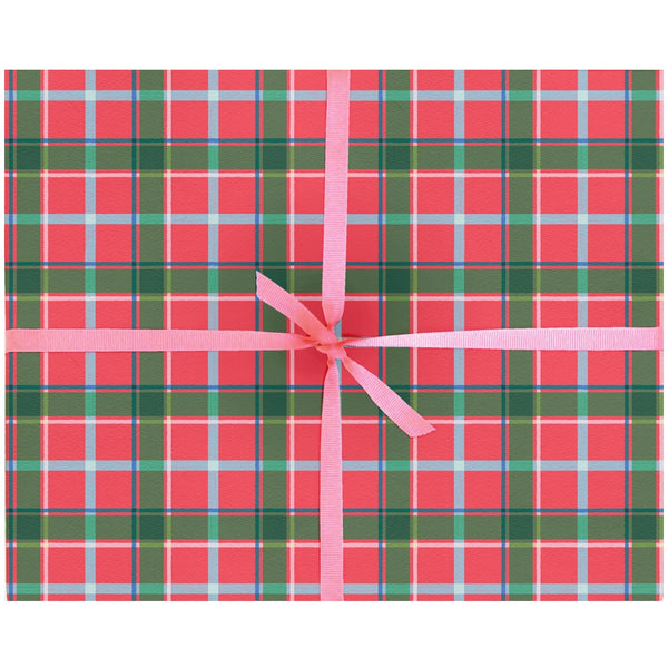 Festive Plaid Gift Wrap