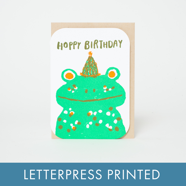 Hoppy Birthday Frog