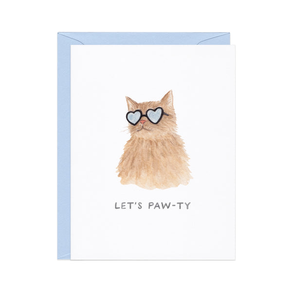 Let's Paw-Ty Cat