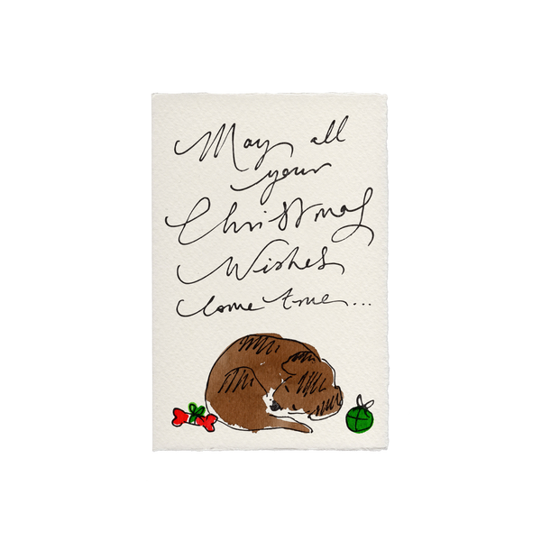 Christmas Wishes Dog