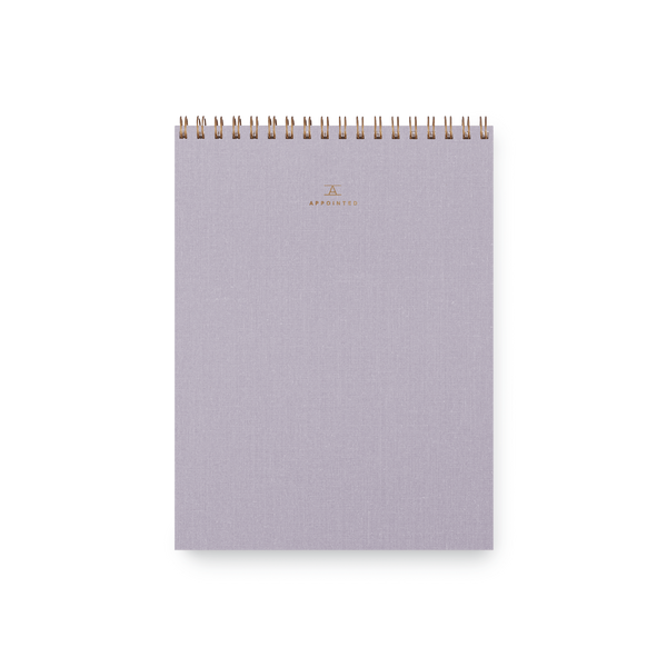 Office Notepad Lavender Gray