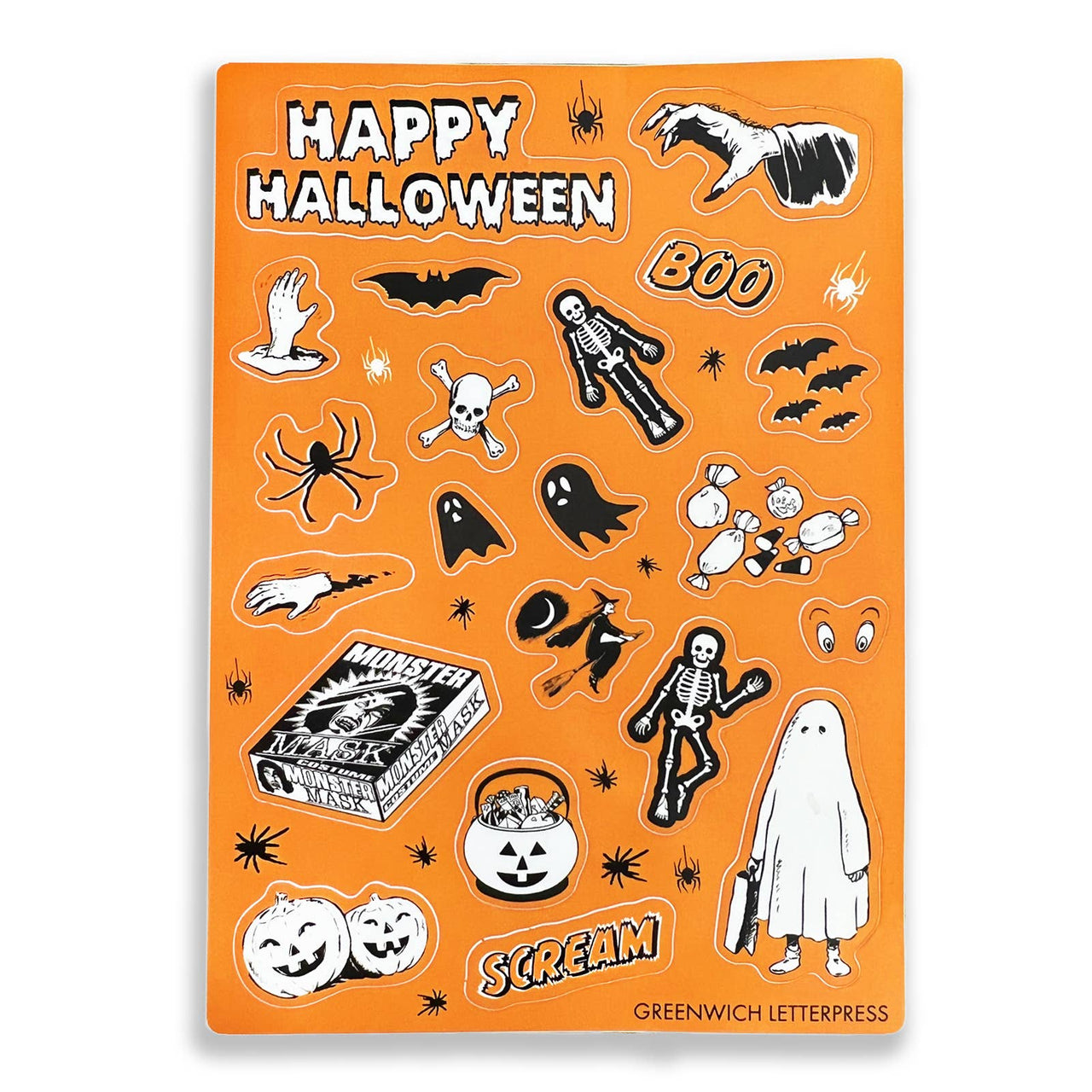 Vintage Halloween Sticker Sheet