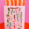 Be Merry Candy Cane Gift Bag
