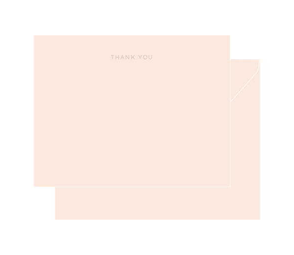 Pink Thank You Note Set