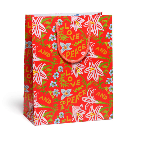 Peace and Love Amaryllis Gift Bag