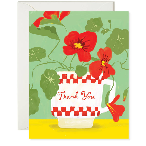 Milk Glass Thank You