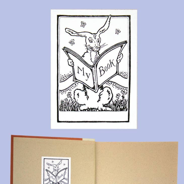 Book Bun Bookplates