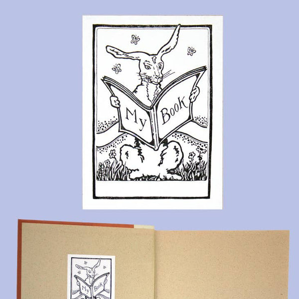 Book Bun Bookplates