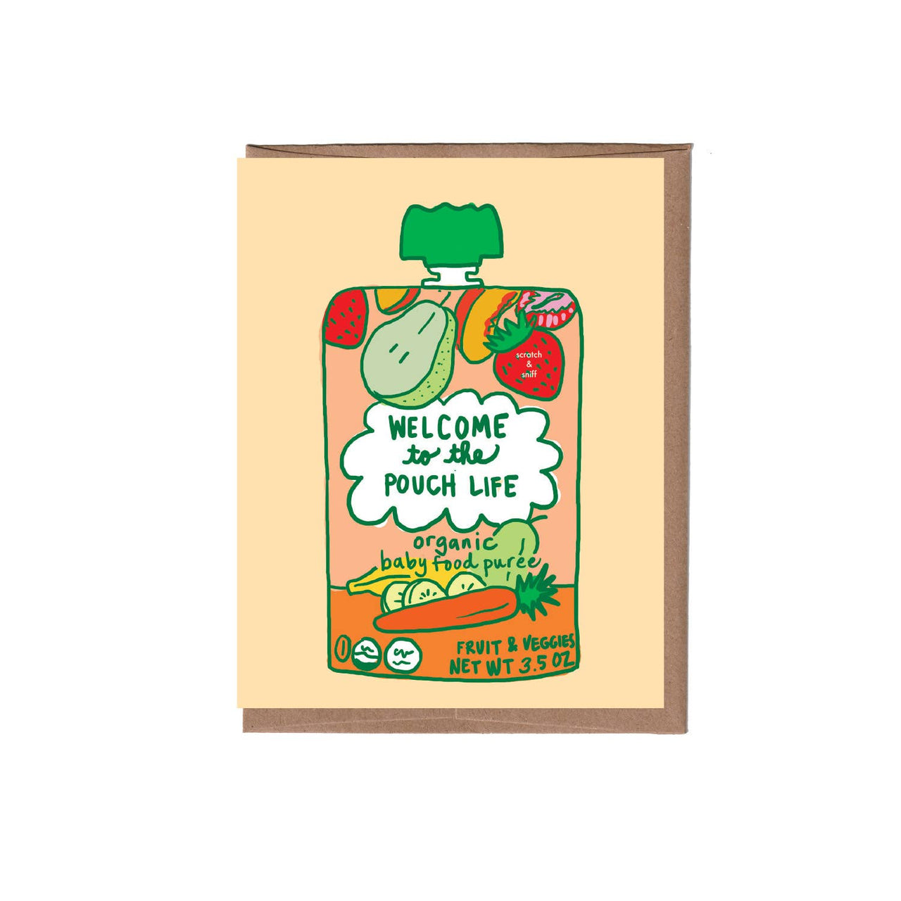 Scratch & Sniff Pouch Baby