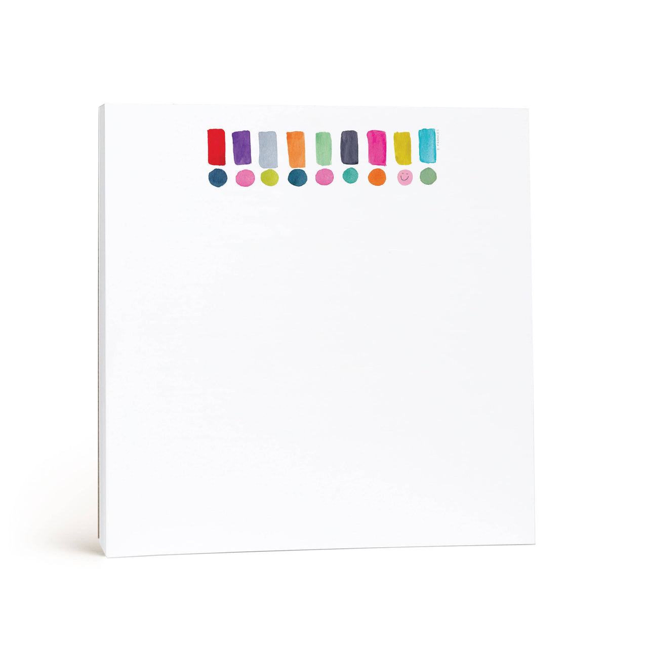Happy Dots Exclamation Chunky Notepad