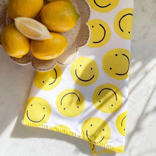 Smiley Tea Towel