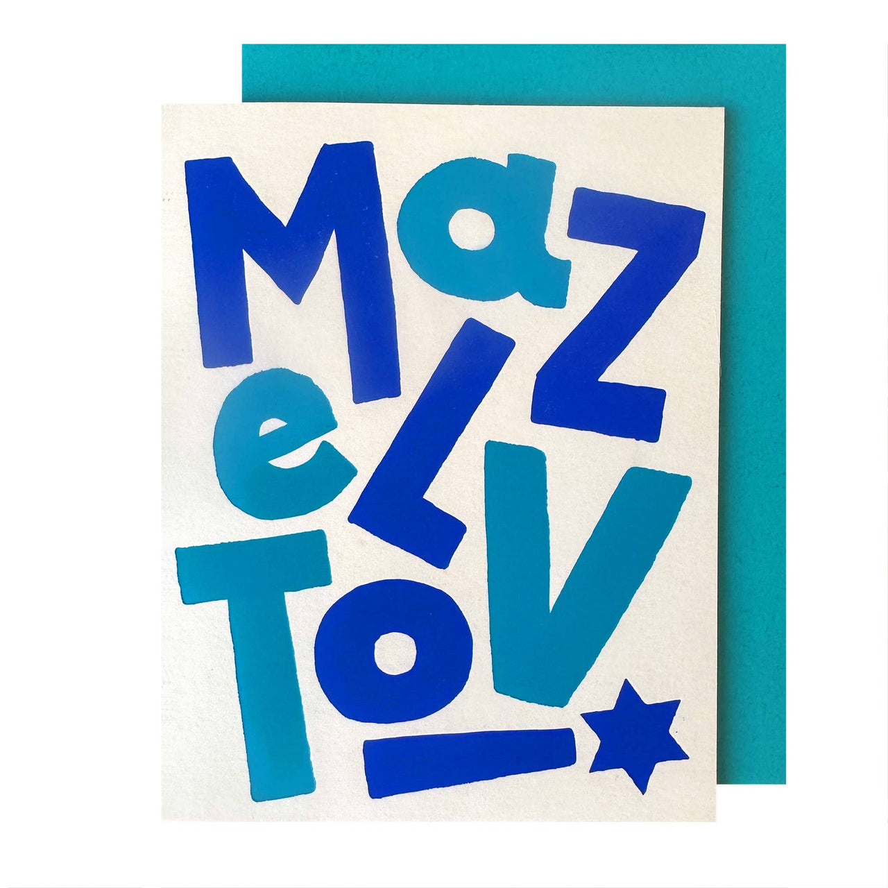 Mazel Tov Blue Bar Mitzvah