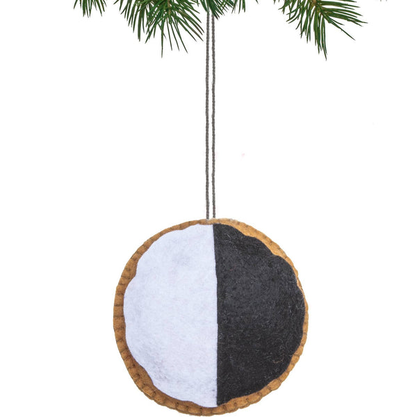 Black & White Cookie Ornament