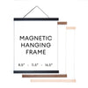 20.5" Magnetic Wood Hanging Poster Frame