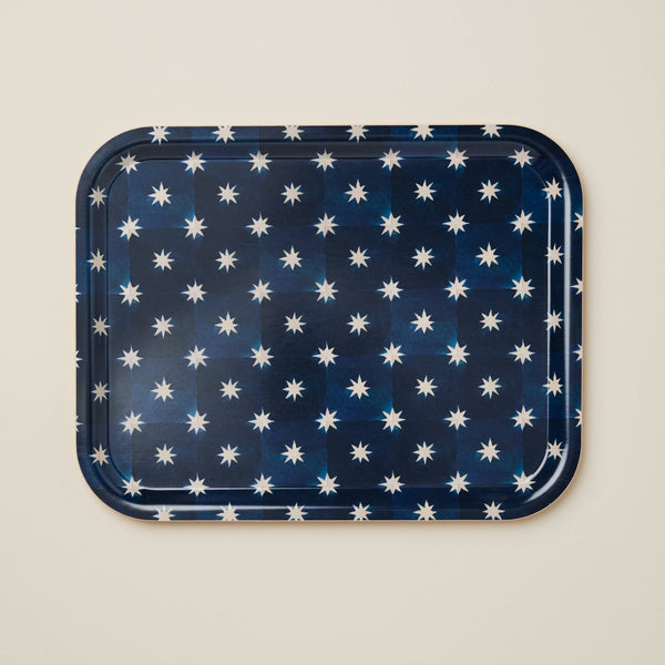 Navy Star Medium Tray