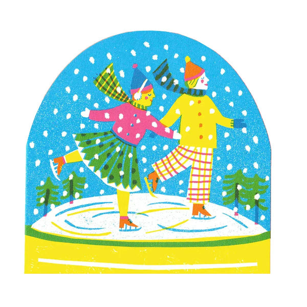 Snowglobe Ice Skaters