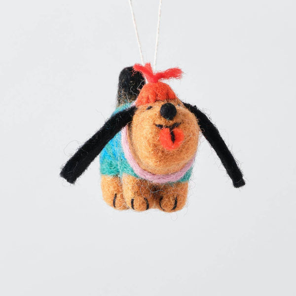 Wiener Dog Felt Ornament