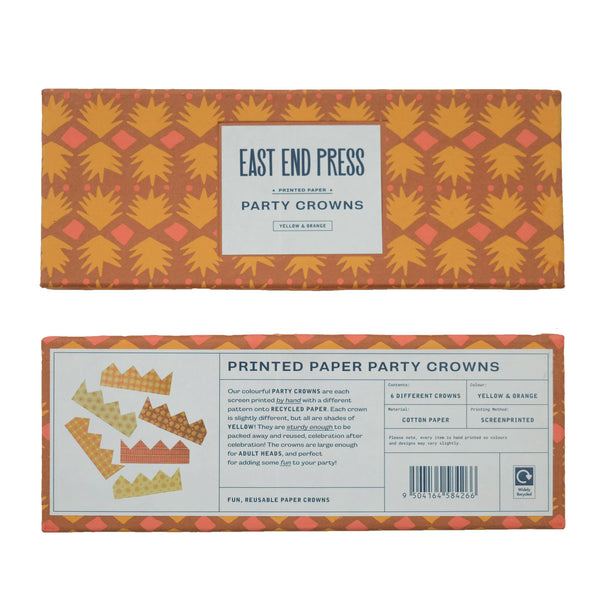 Yellow Paper Crowns
