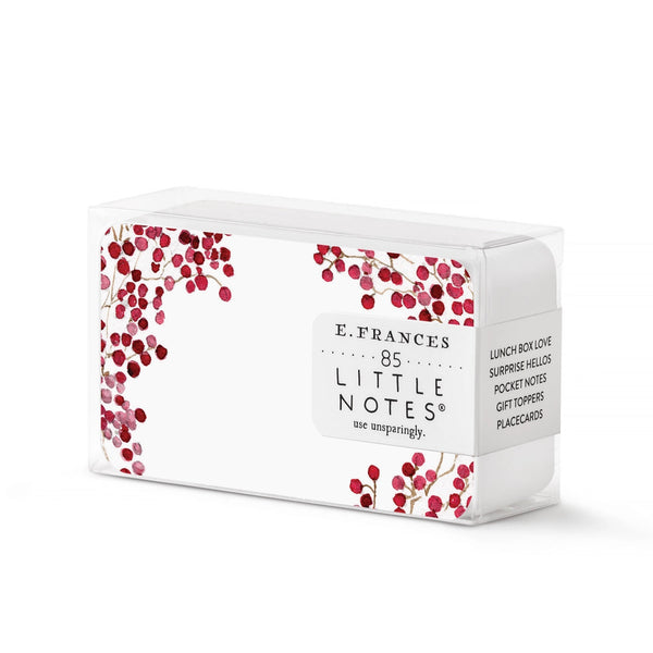 Red Berries Little Notes