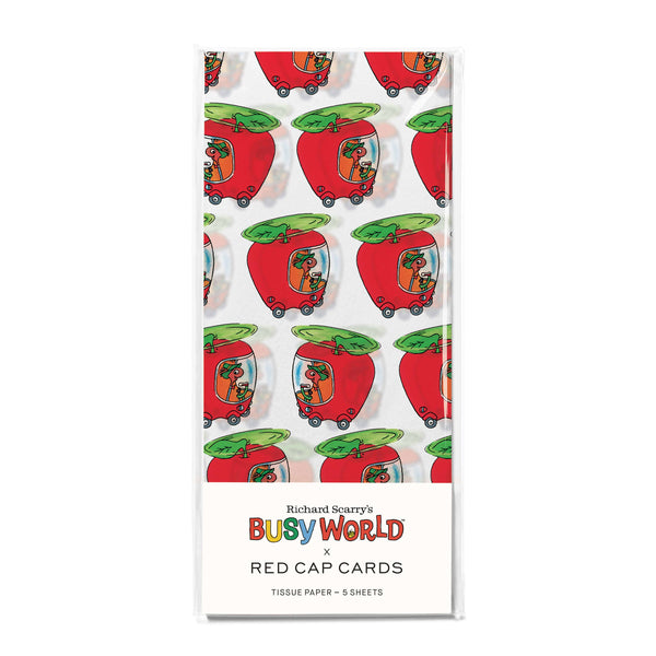 Lowly's Apple Car Tissue Paper