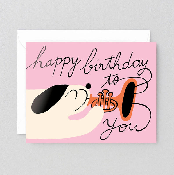 Dog & Trumpet Birthday