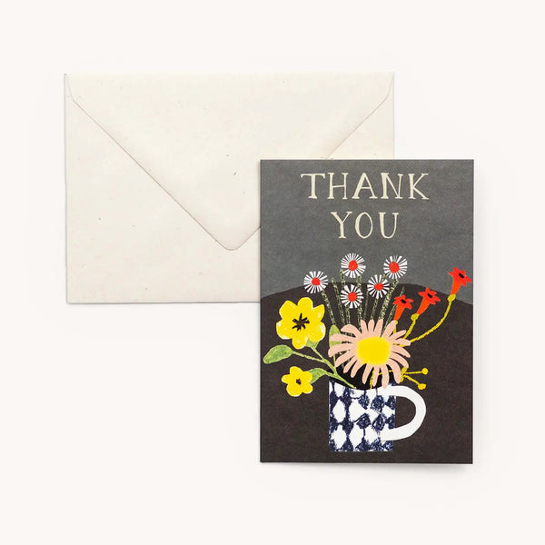 Floral Thank You Card