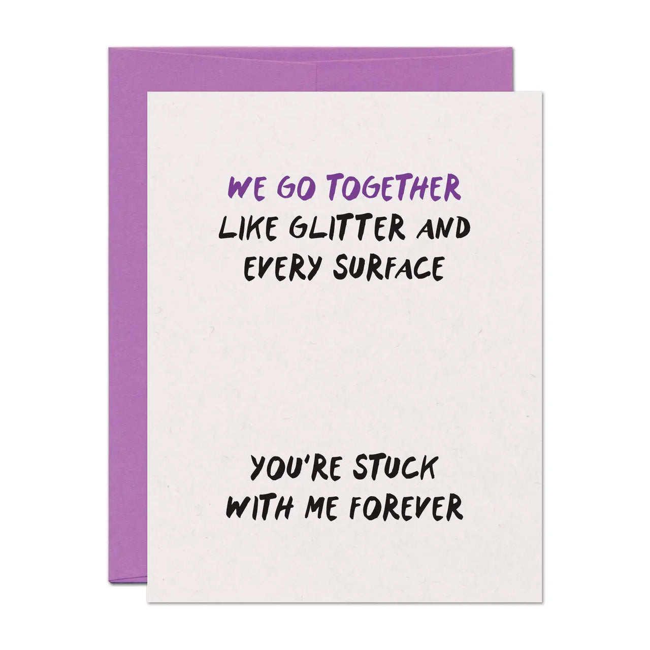 Glitter Together Card