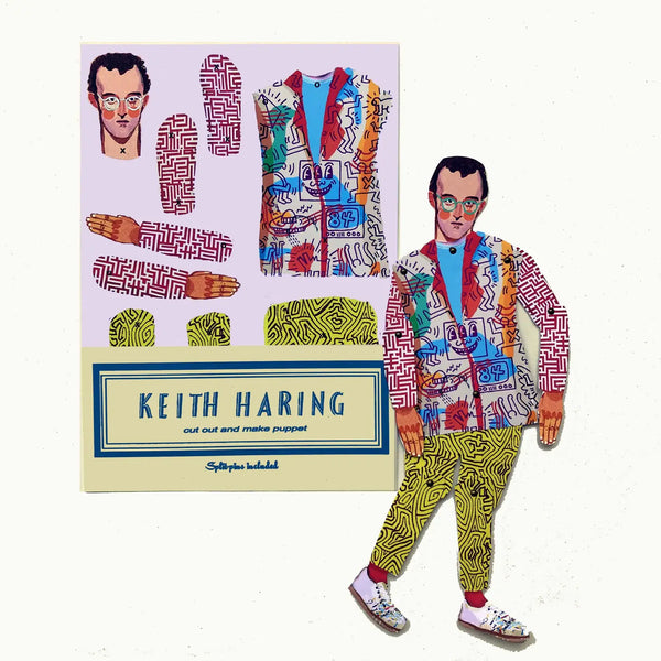 Keith Haring Cut Out and Make Puppet