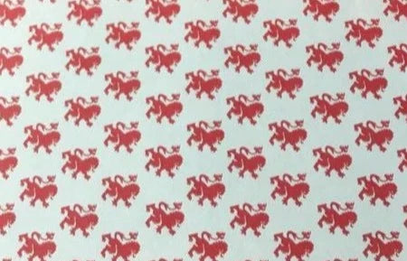 Lions Rampant Wrapping Paper Sheet