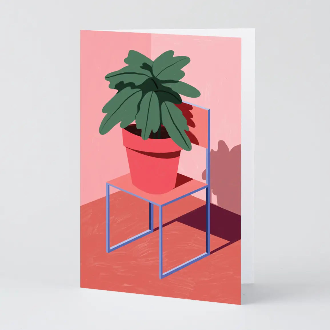 Plant & Chair Art Card
