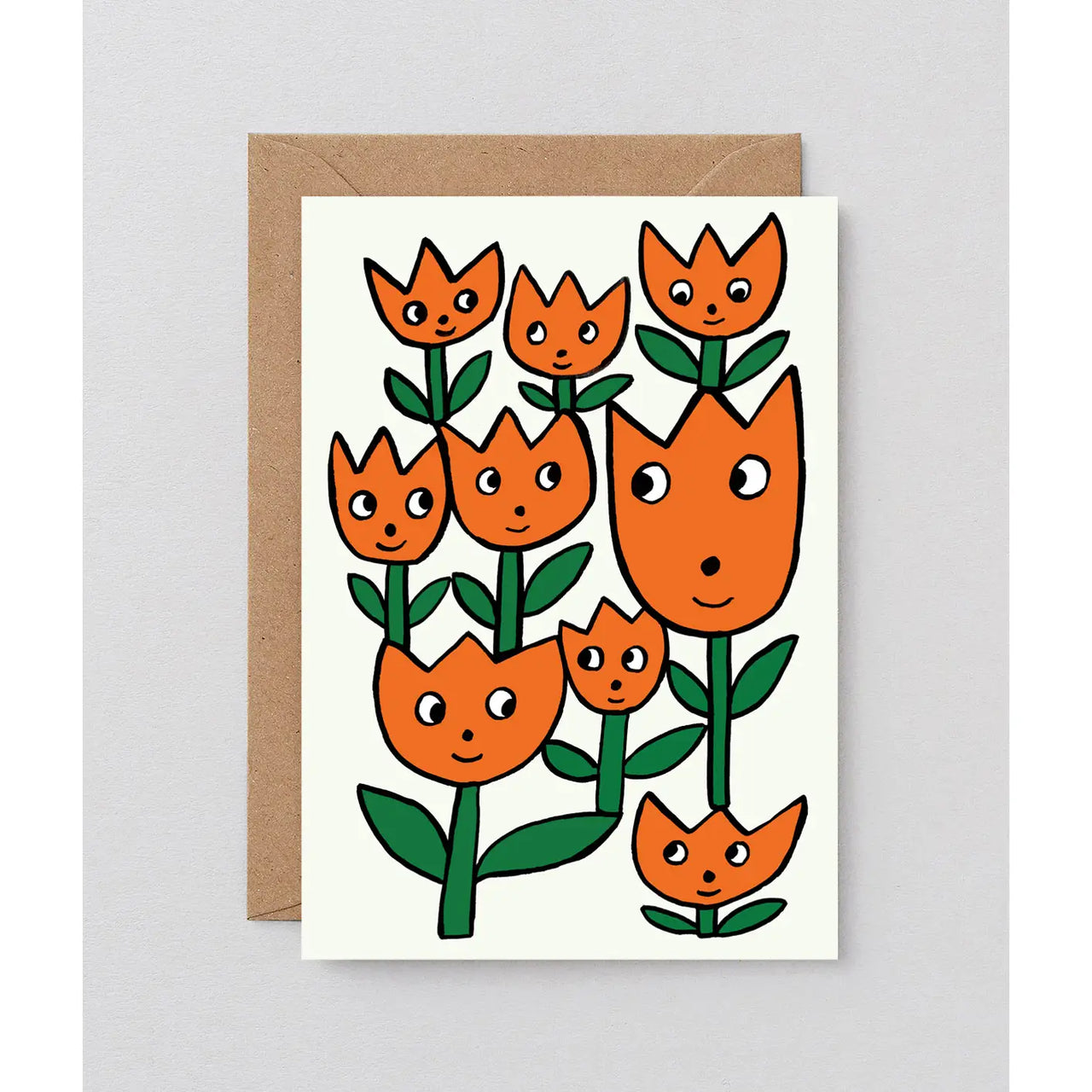 Smiling Flowers Card