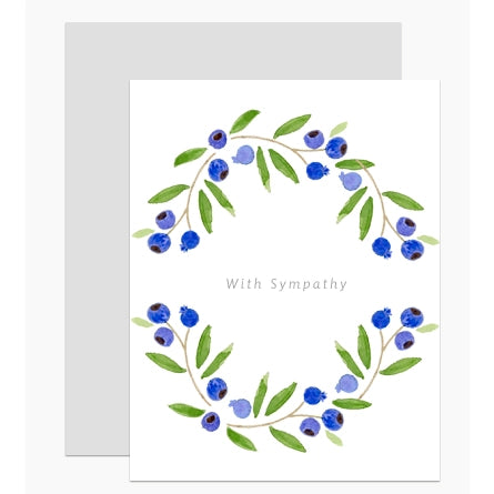 Blueberry Sympathy Wreath