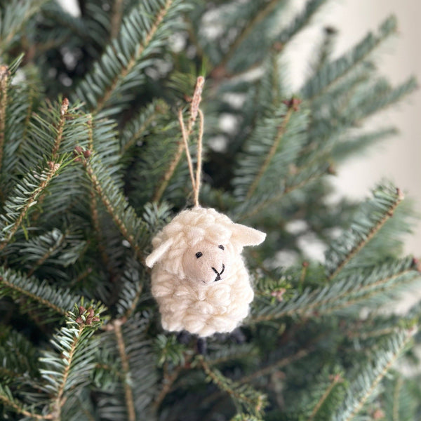 Sheep Felt Ornament