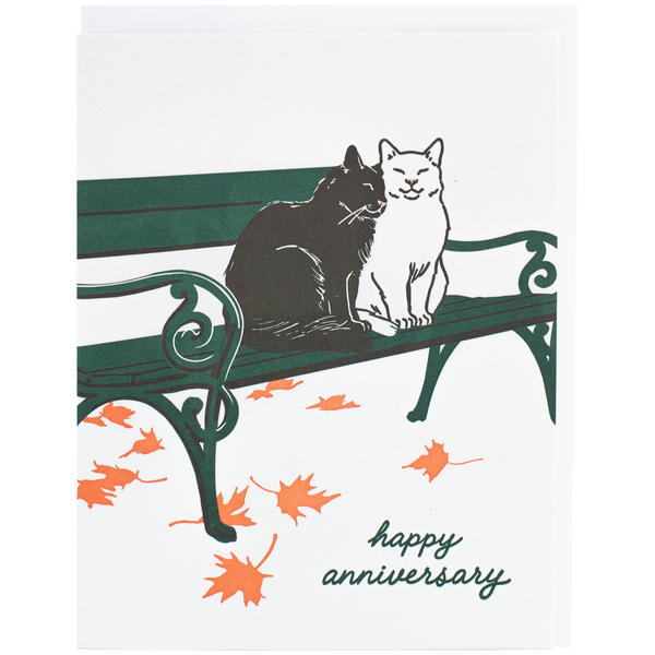 Cats on a Bench Anniversary