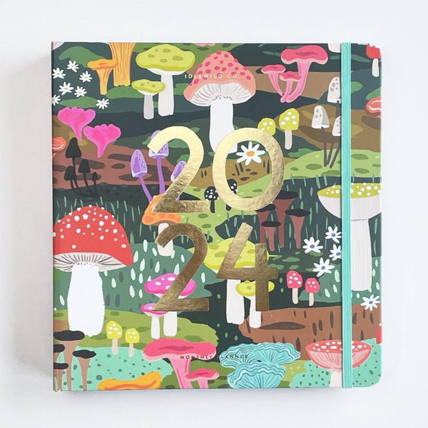 Mushroom Heaven 2024 Hidden Spiral Planner