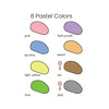 16 Color Crayon Rocks