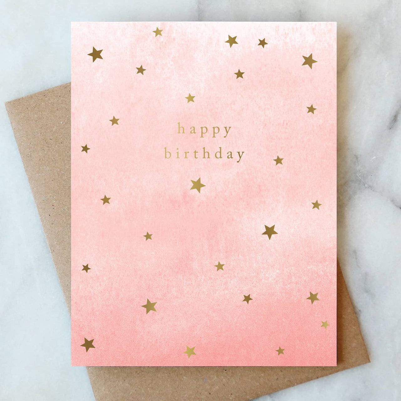 Soft Blush Stars Birthday